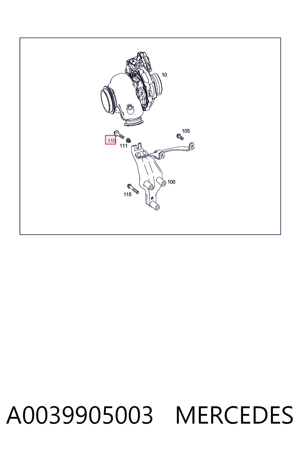 A0039905003 Mercedes