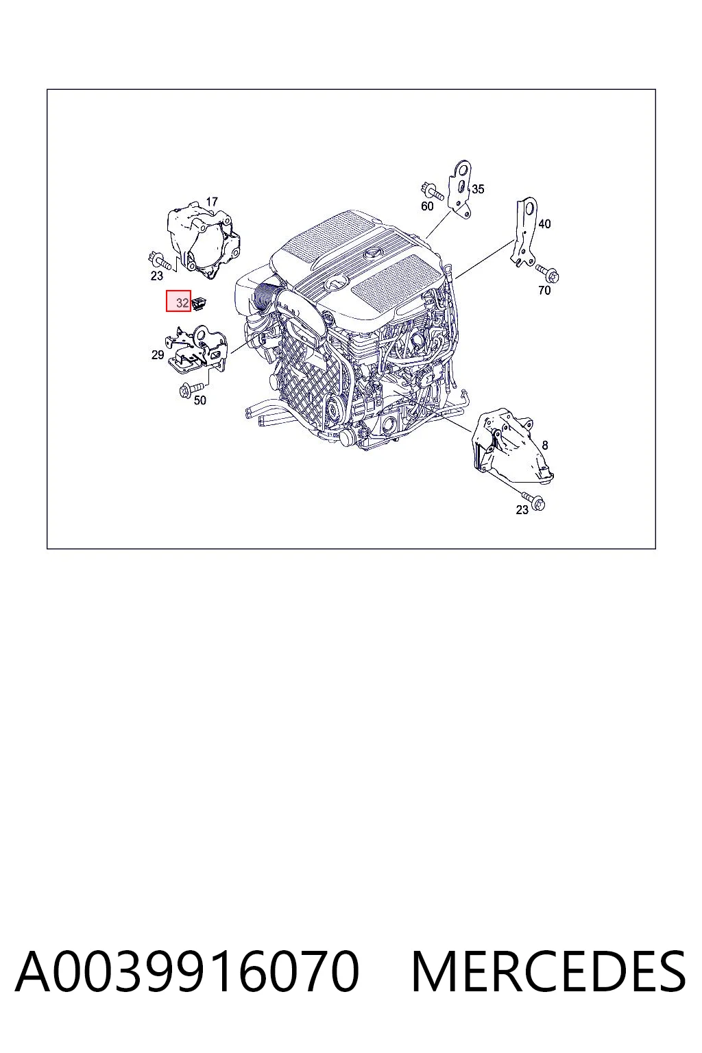 A0039916070 Mercedes