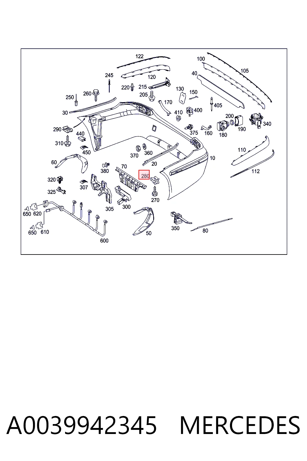 A0039942345 Mercedes