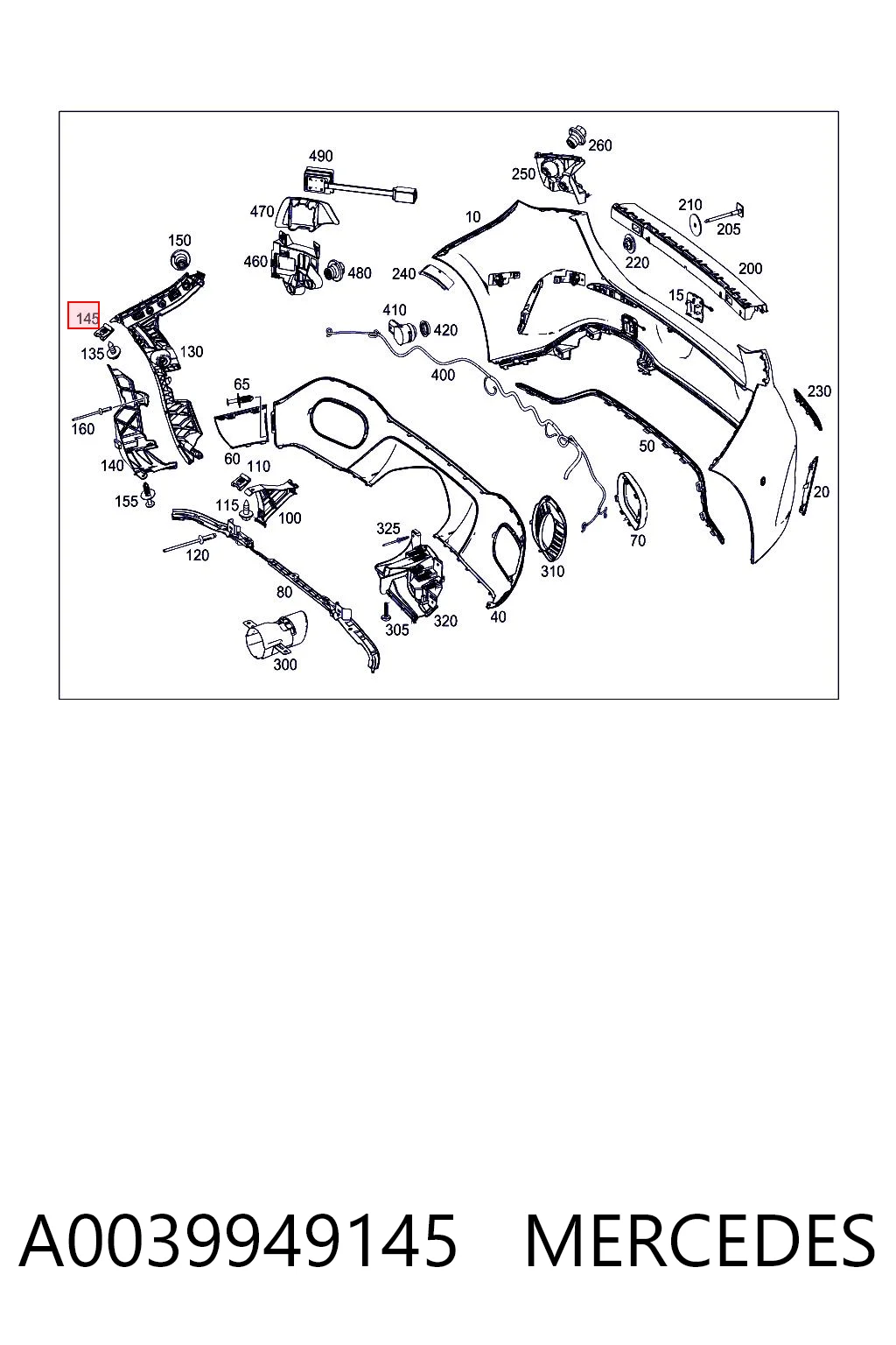 A0039949145 Mercedes