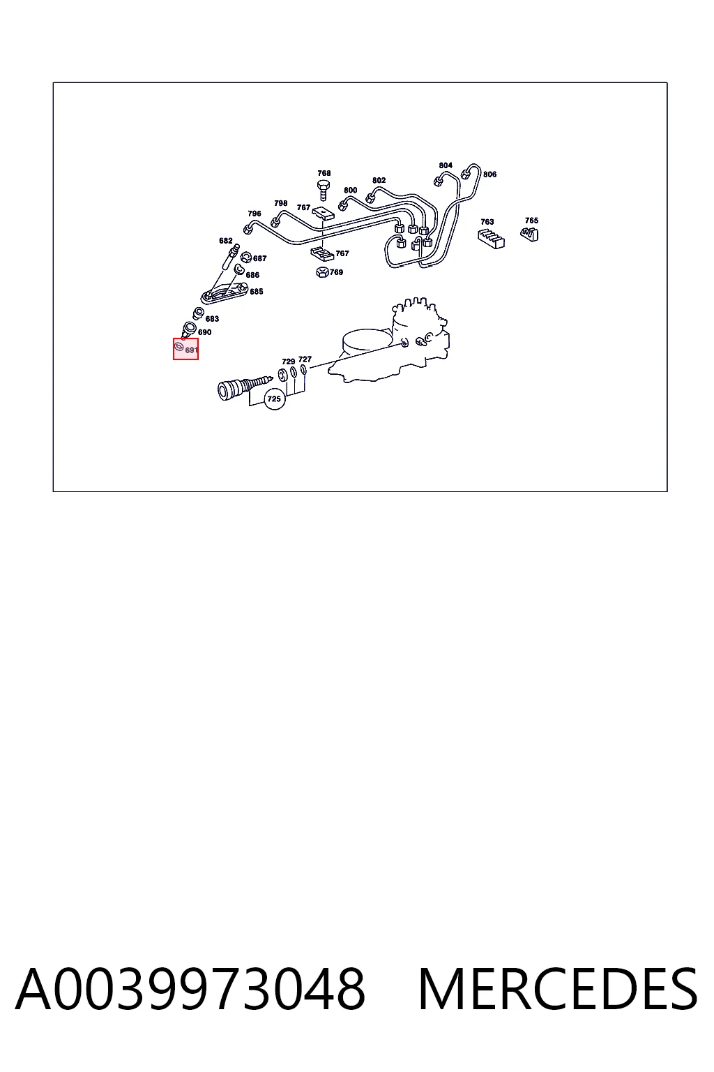 A0039973048 Mercedes