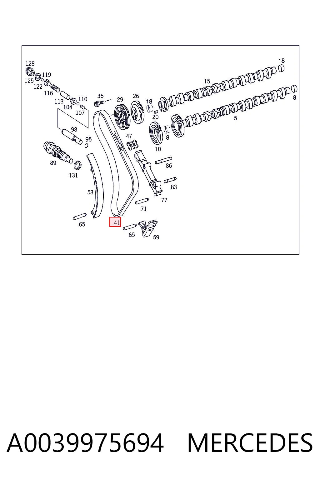 A0039975694 Mercedes
