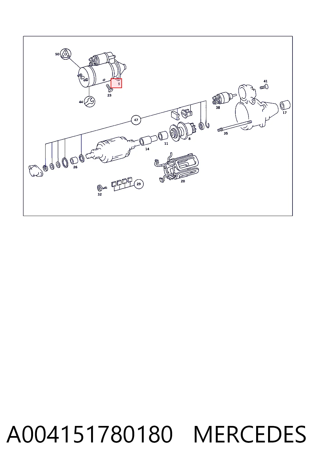 A004151780180 Mercedes