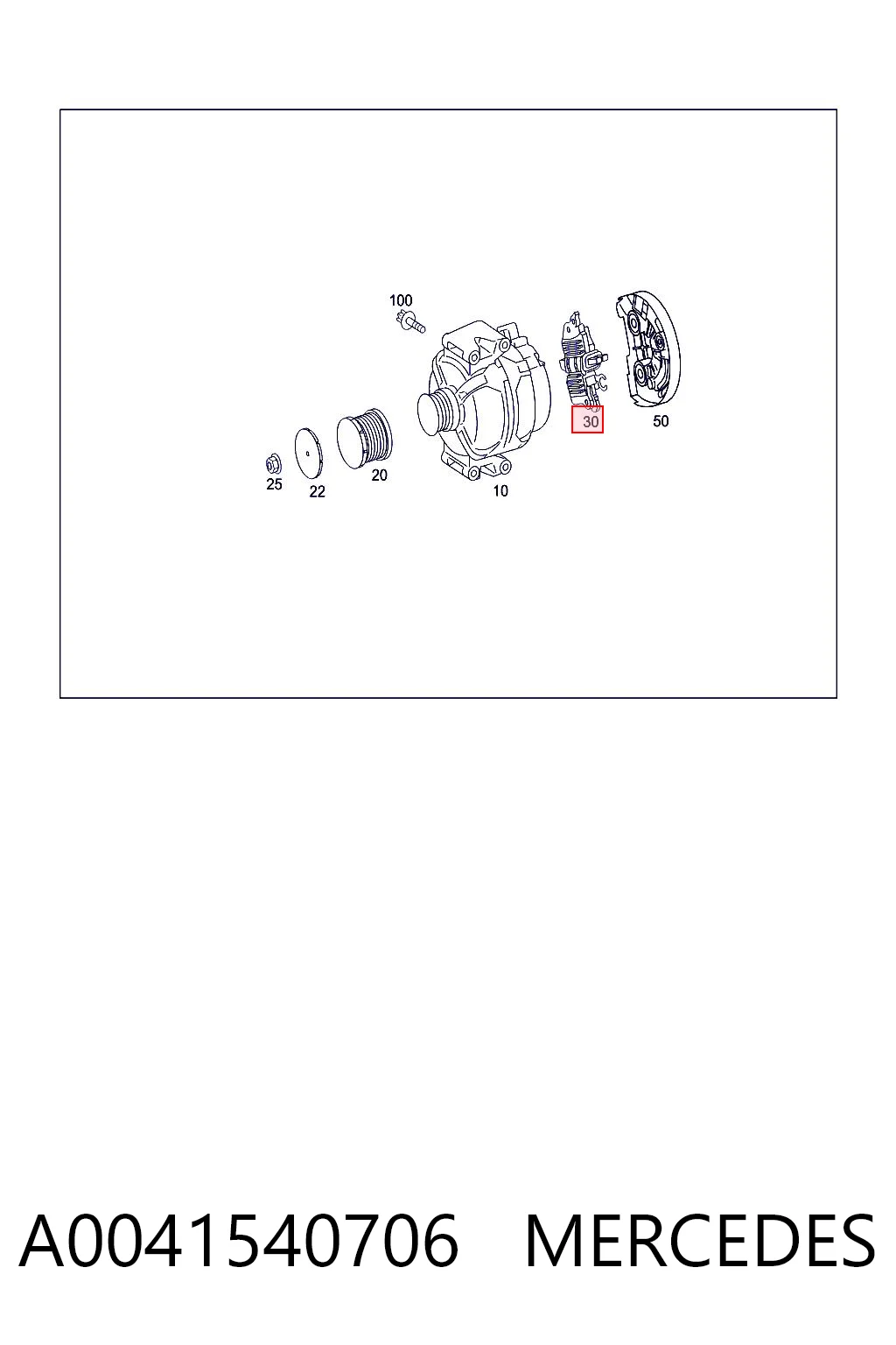A0041540706 Mercedes