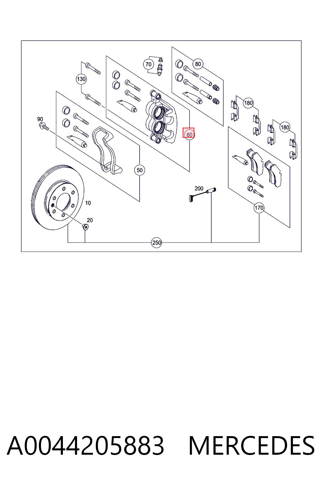 A0044205883 Mercedes