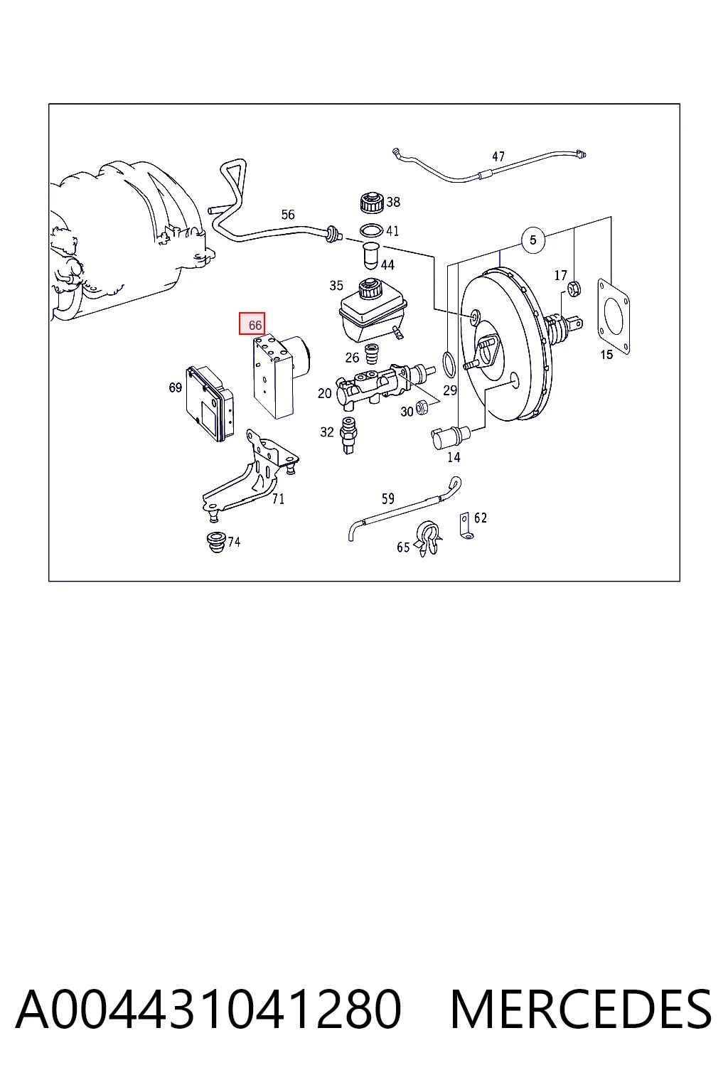 A004431041280 Mercedes