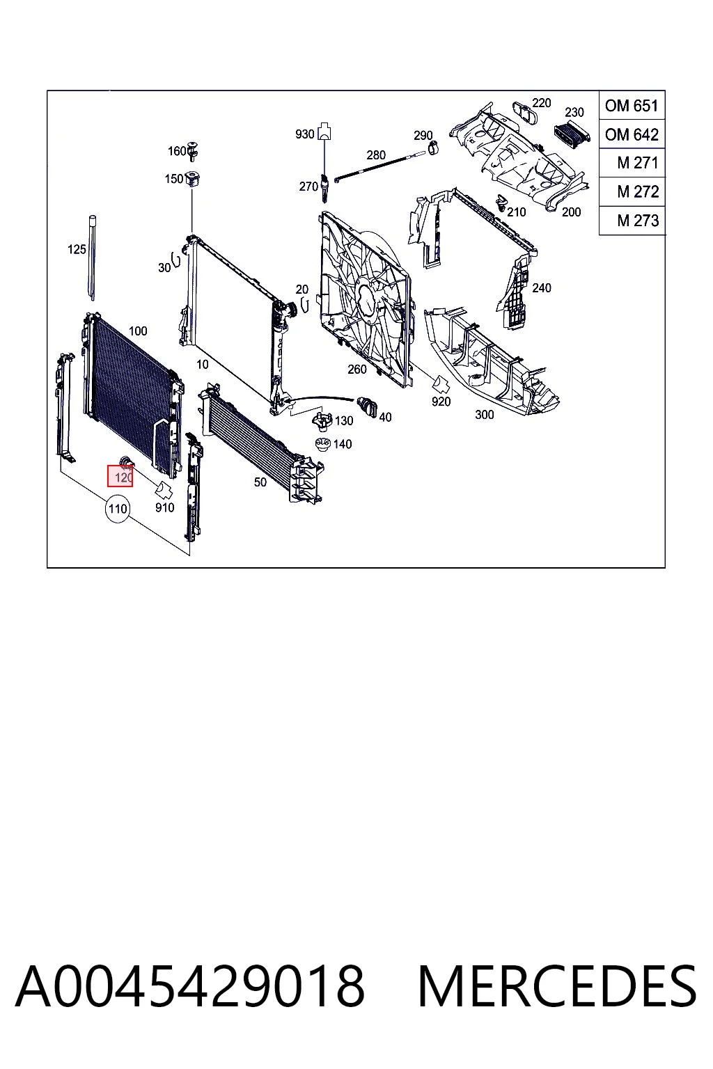 A0045429018 Mercedes
