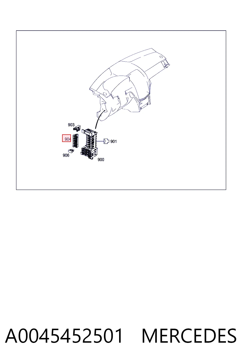A0045452501 Mercedes