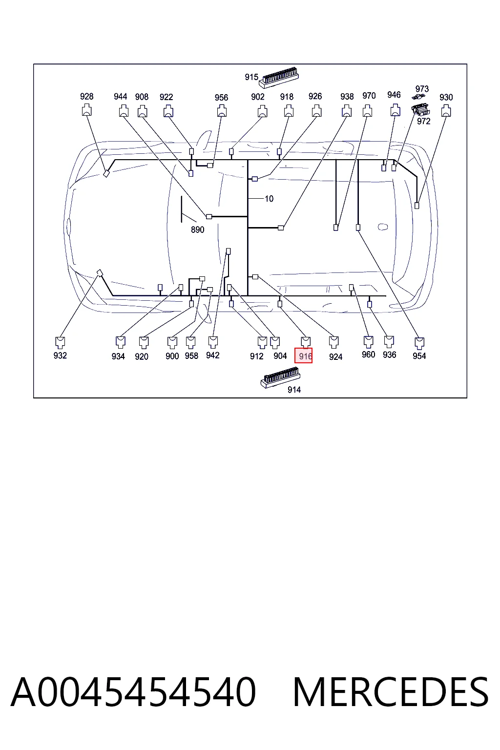 A0045454540 Mercedes