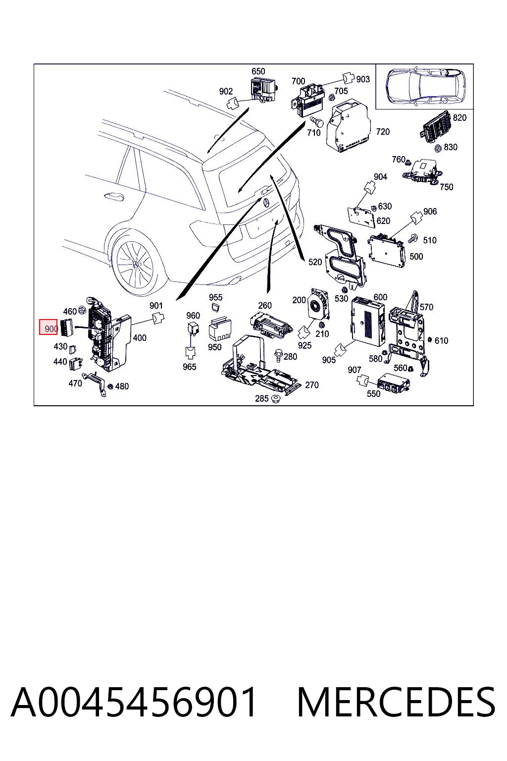 A0045456901 Mercedes
