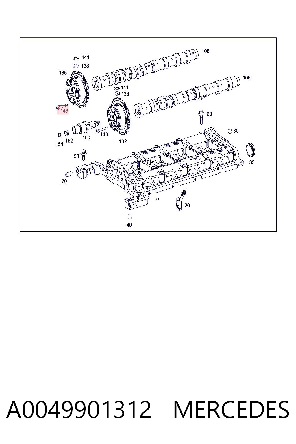 A0049901312 Mercedes