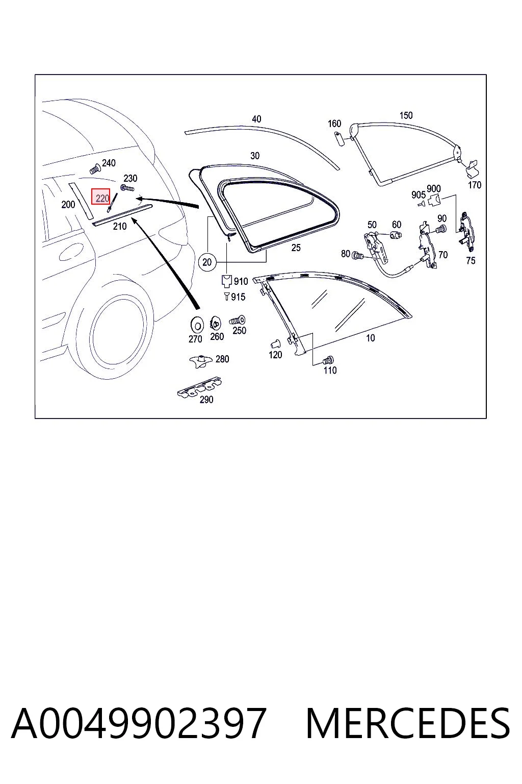 A0049902397 Mercedes