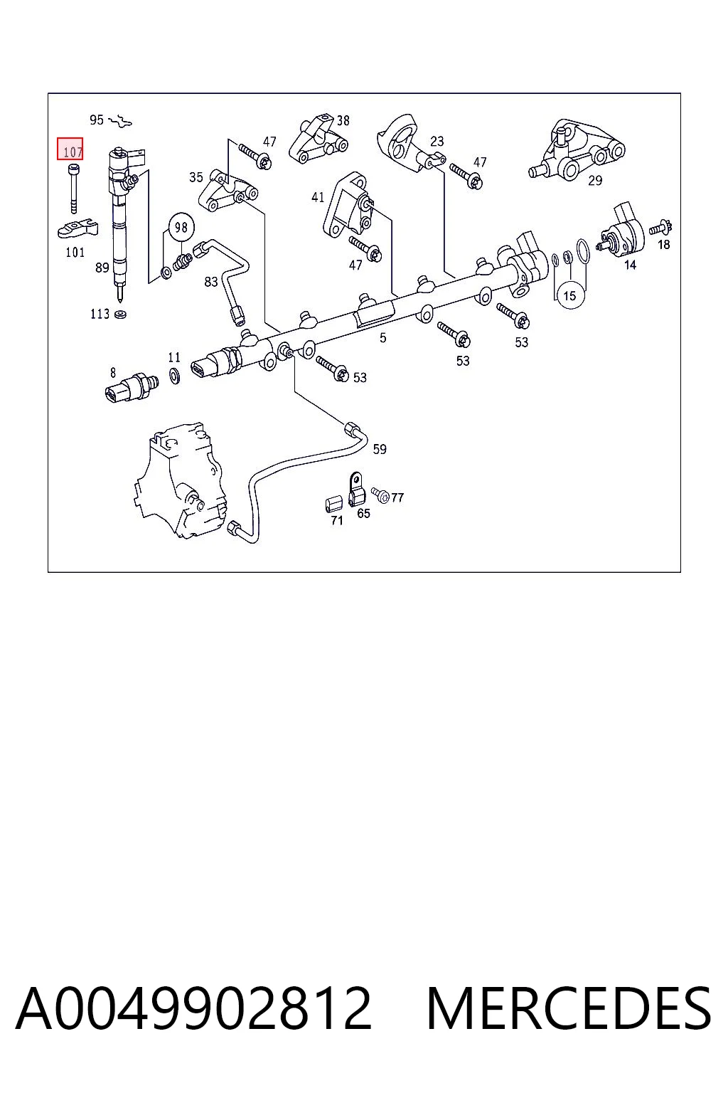 A0049902812 Mercedes