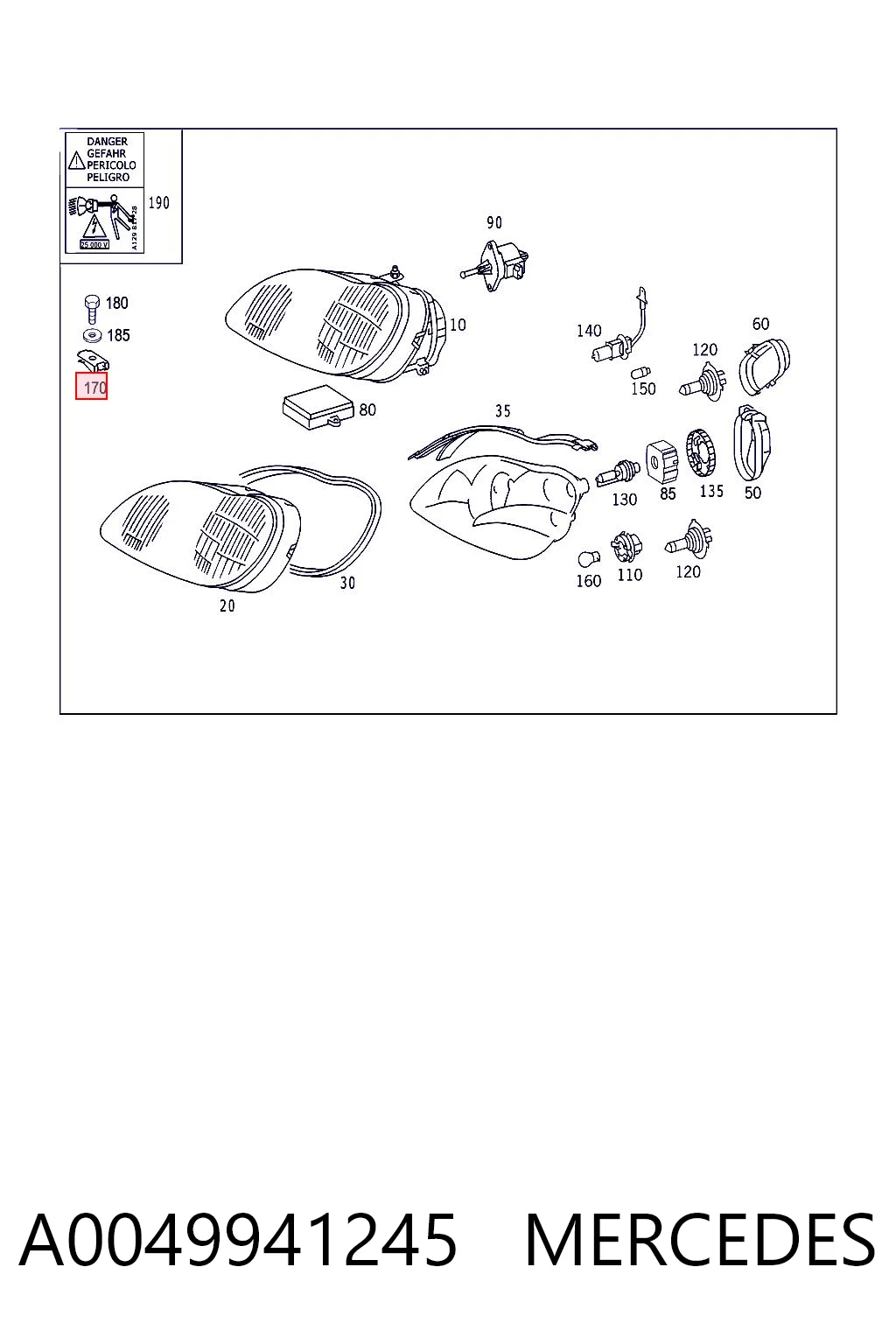A0049941245 Mercedes