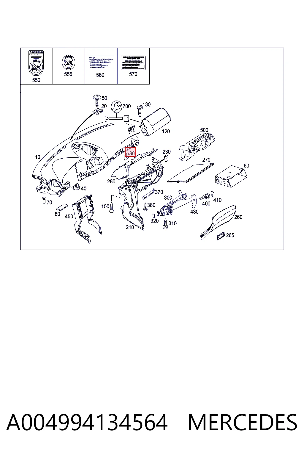 A004994134564 Mercedes