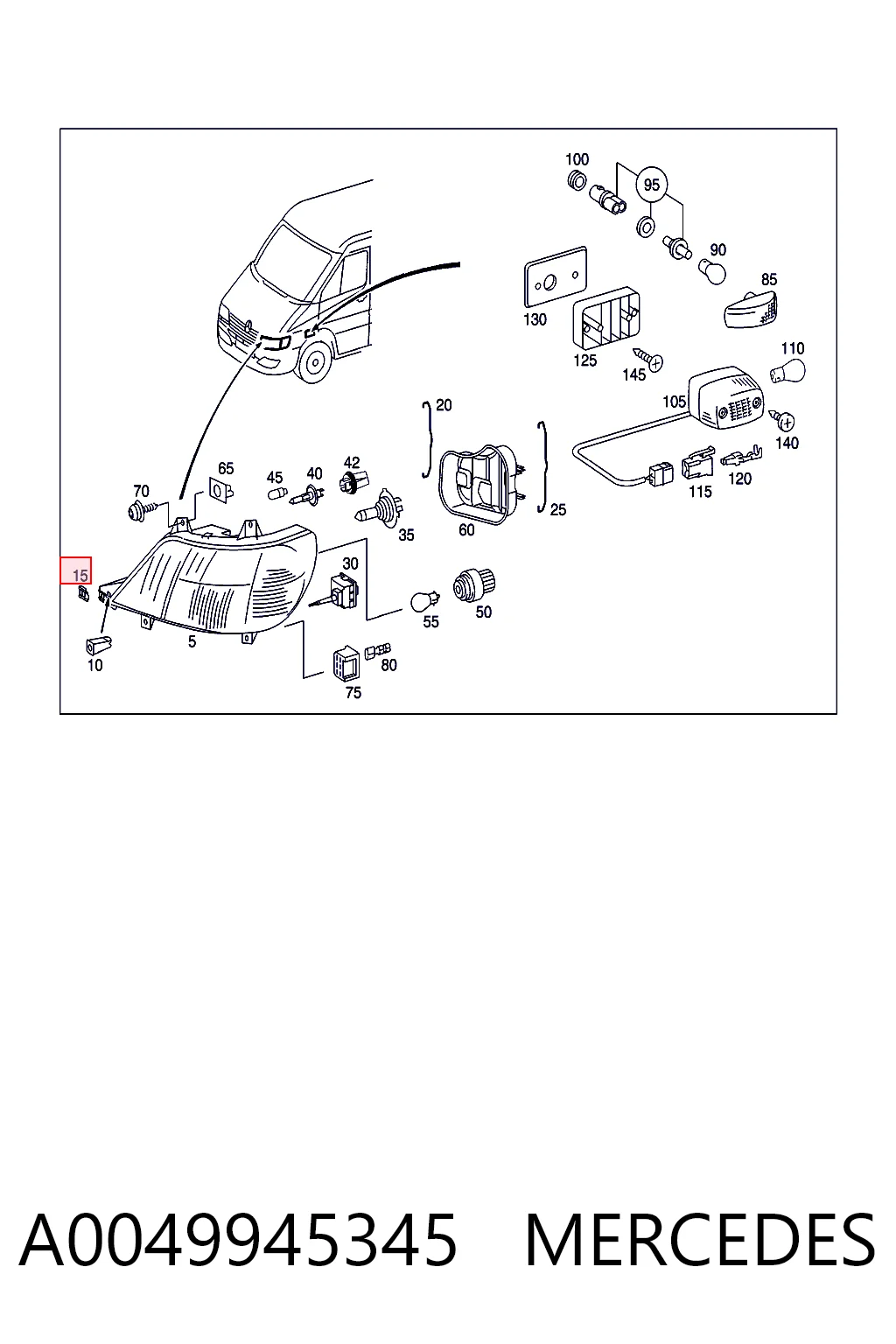 A0049945345 Mercedes