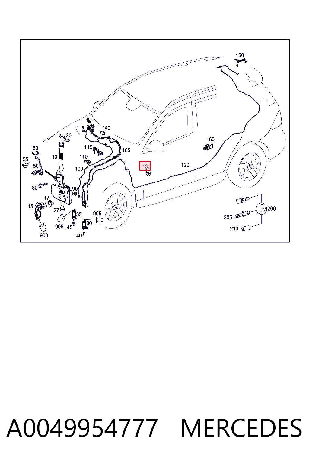 A0049954777 Mercedes