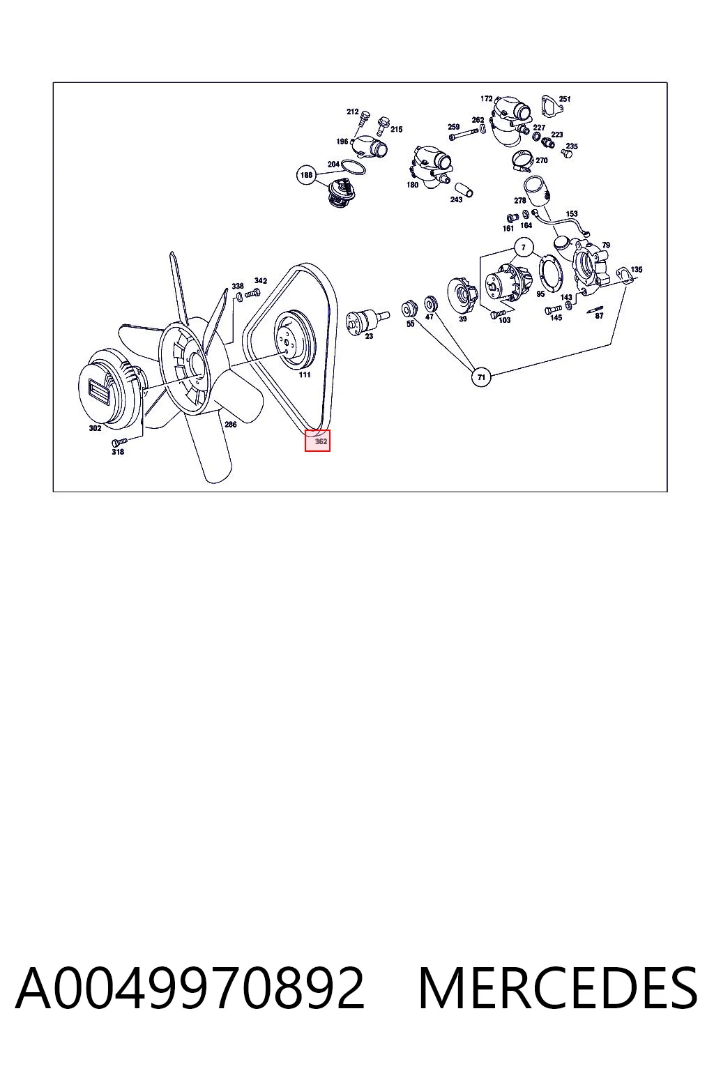 A0049970892 Mercedes