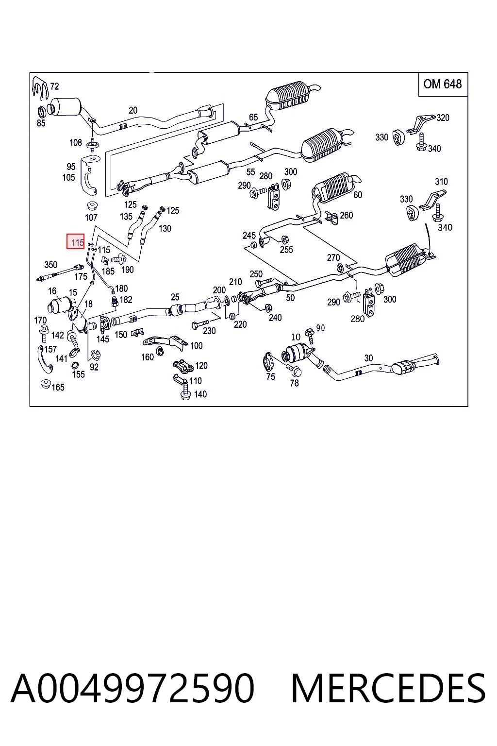 A0049972590 Mercedes