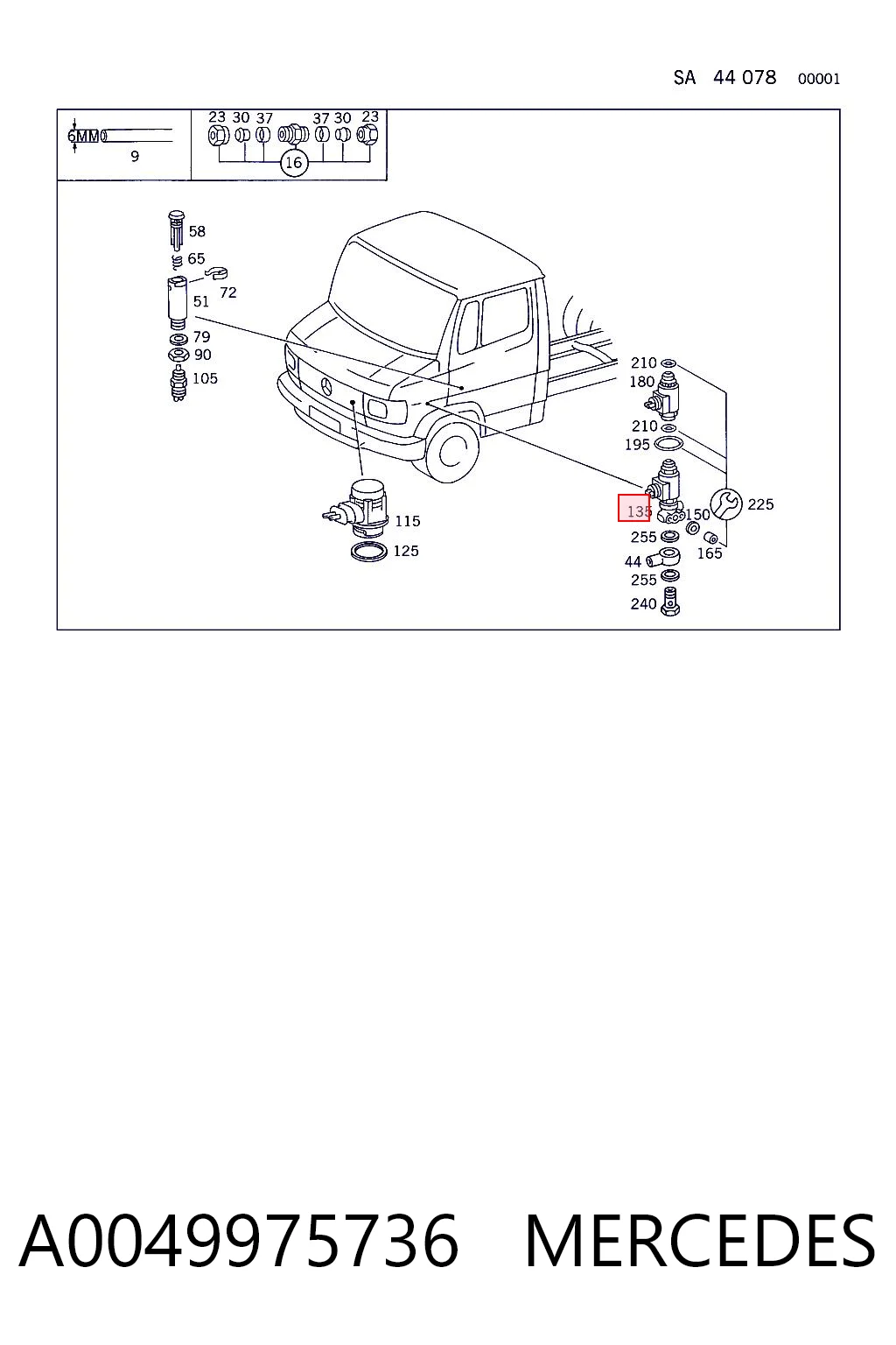 A0049975736 Mercedes