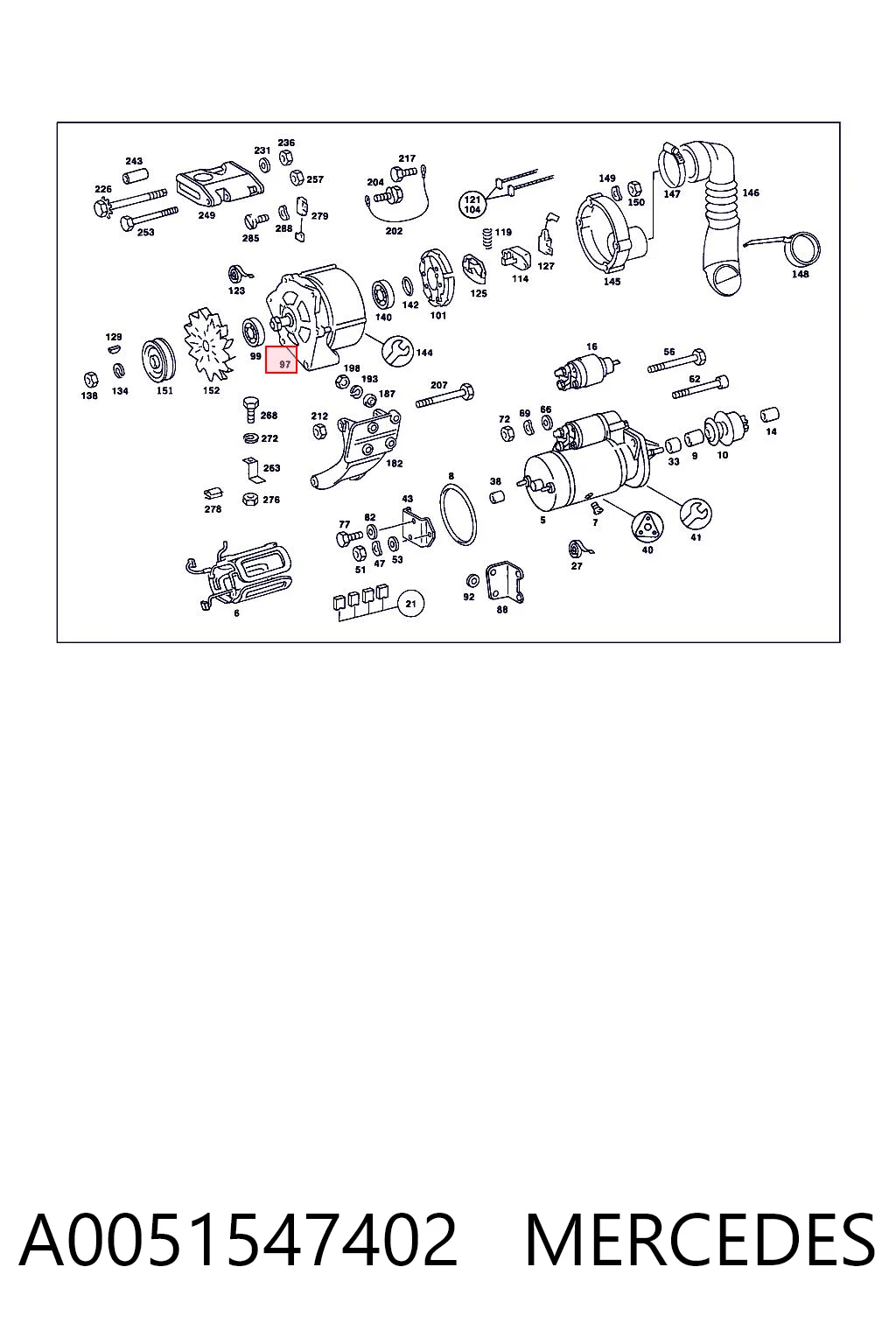 A0051547402 Mercedes