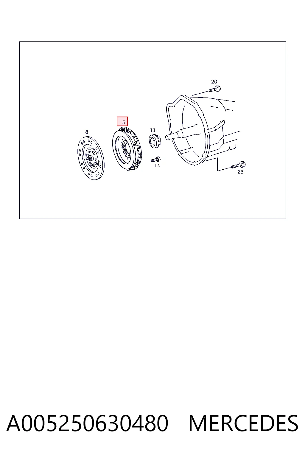 Compre Cesta de embraiagem Mercedes C 