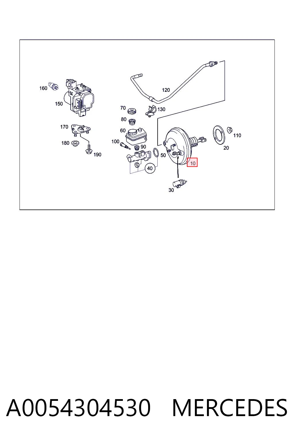 A0054304530 Mercedes