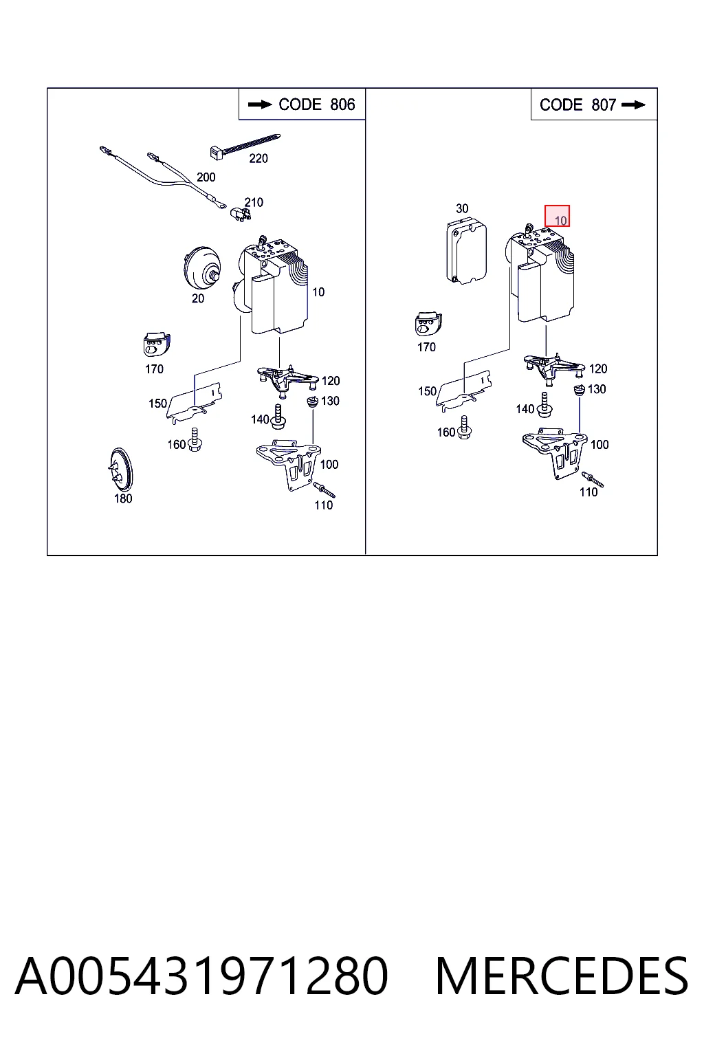 Unidade hidráulico de controlo ABS Bosch 0265250112