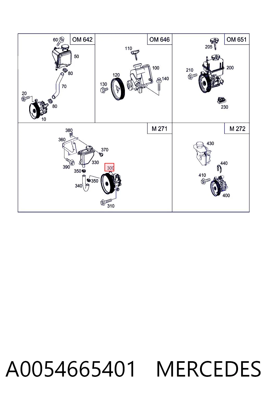 A0054665401 Mercedes