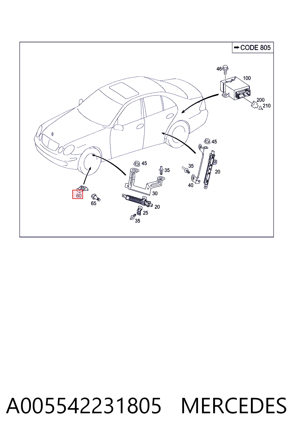 A005542231805 Mercedes