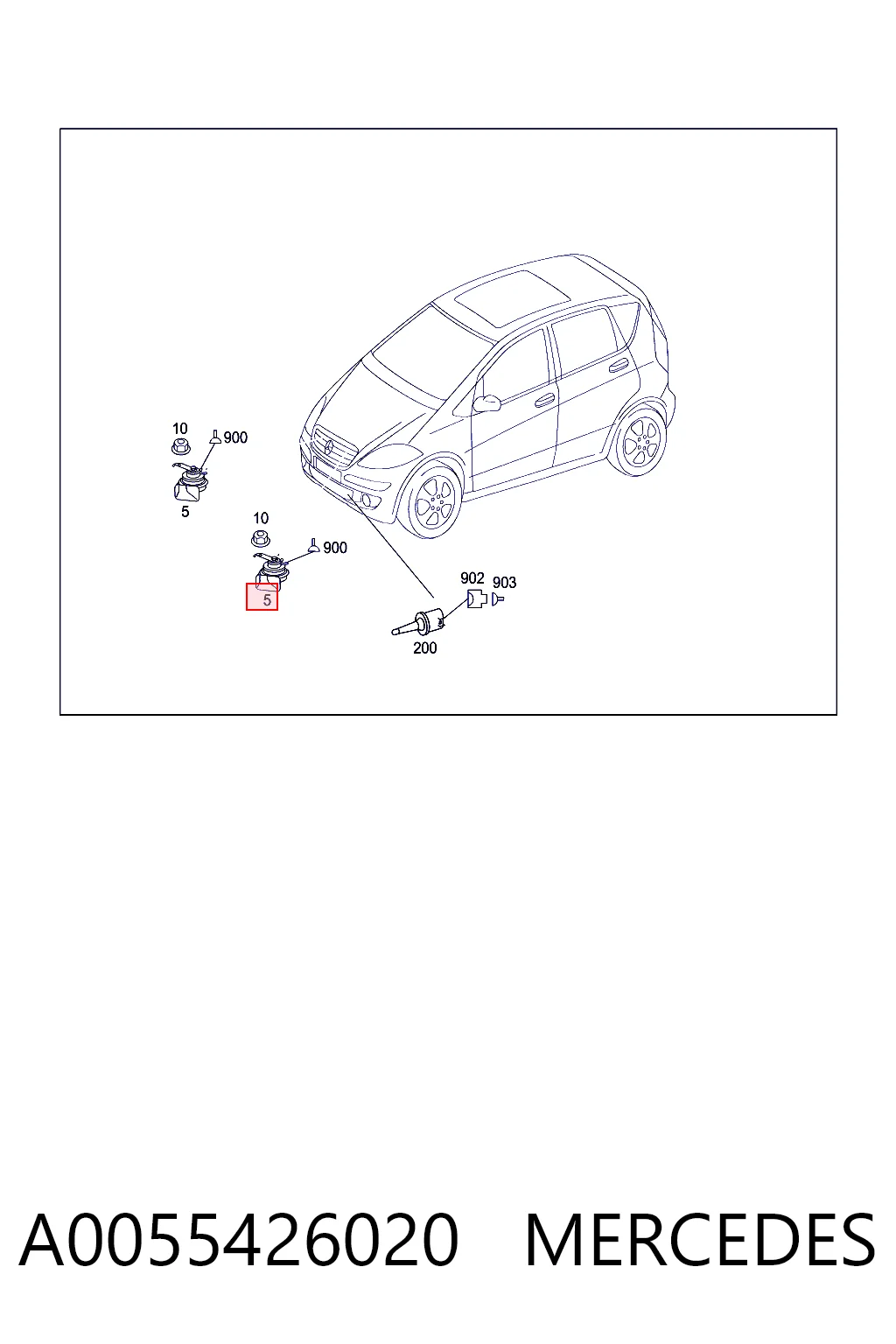 A0055426020 Mercedes