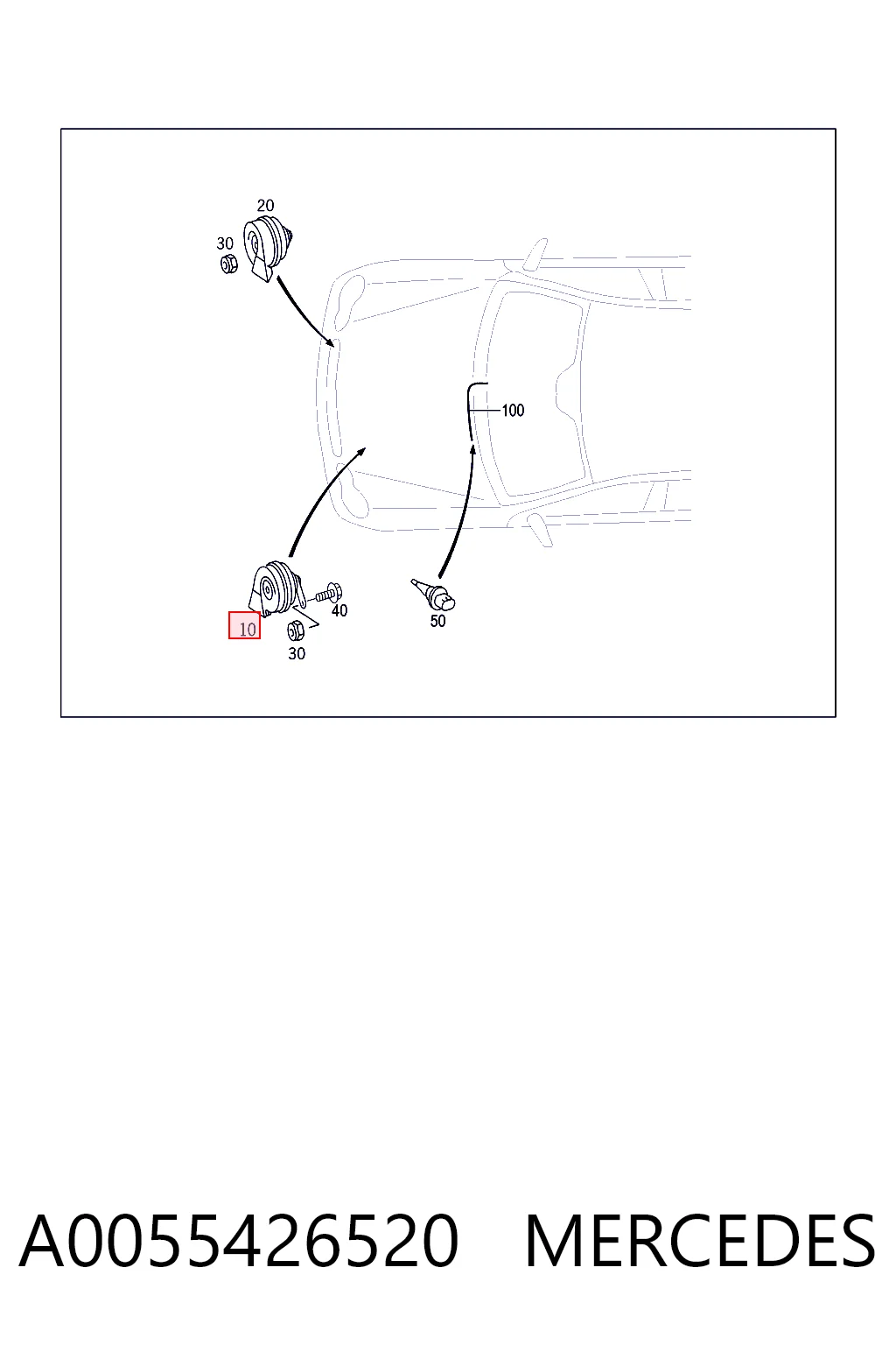 Sinal sonoro (cláxon) Peugeot/Citroen 9800563180 preço, a partir de 44,27 USD