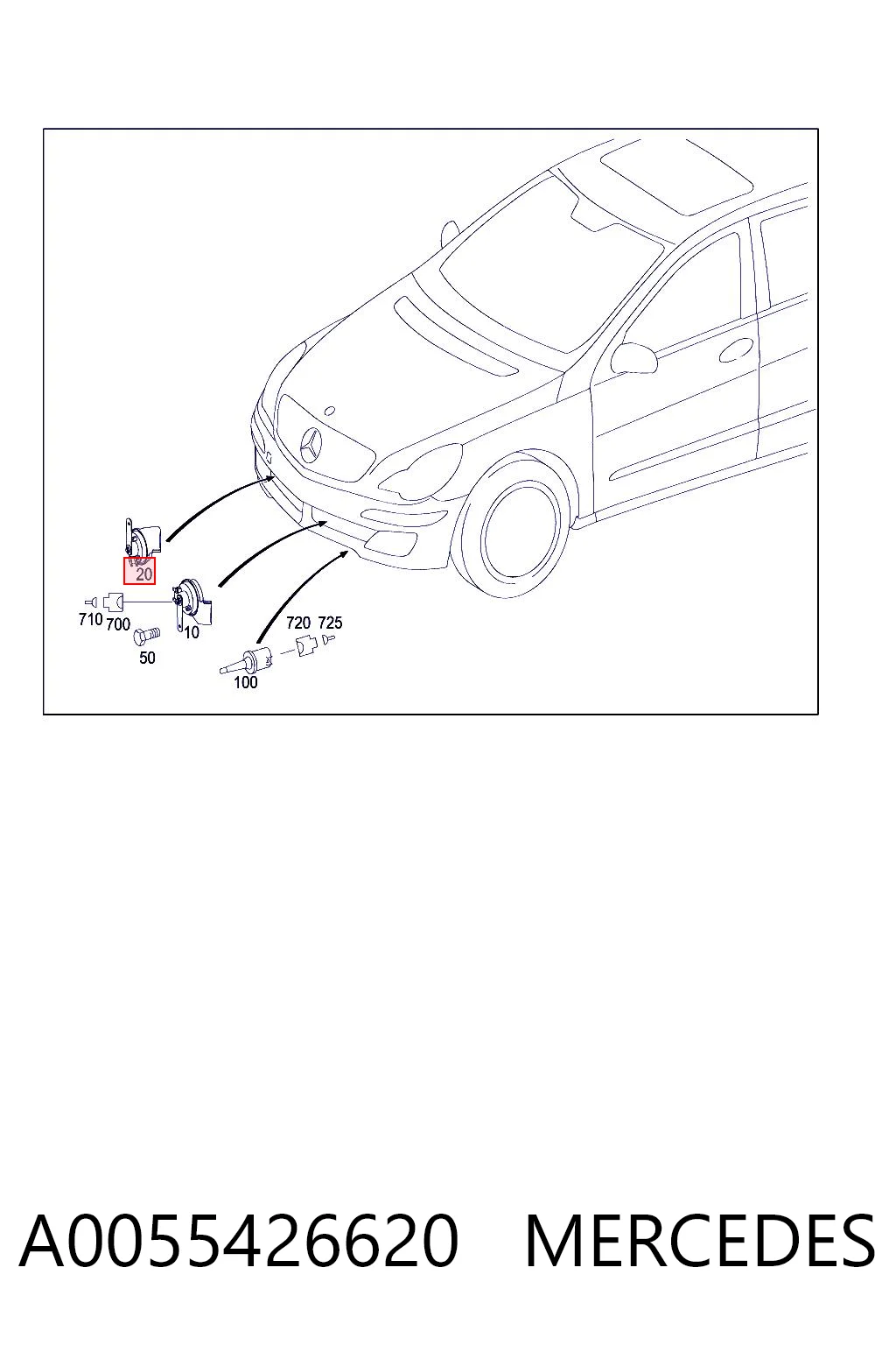 A0055426620 Mercedes
