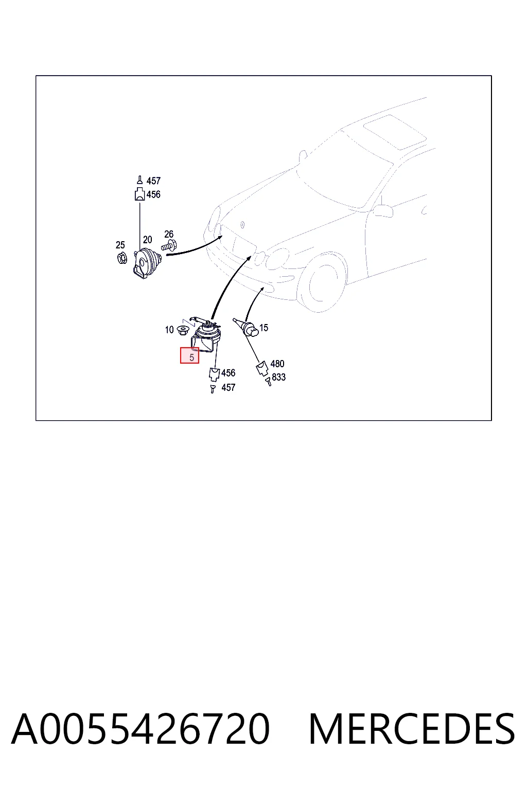 A0055426720 Mercedes