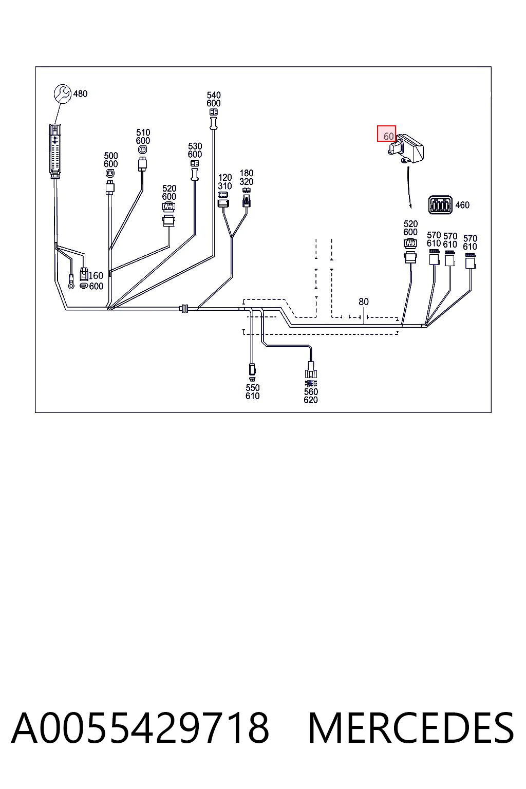A0055429718 Mercedes