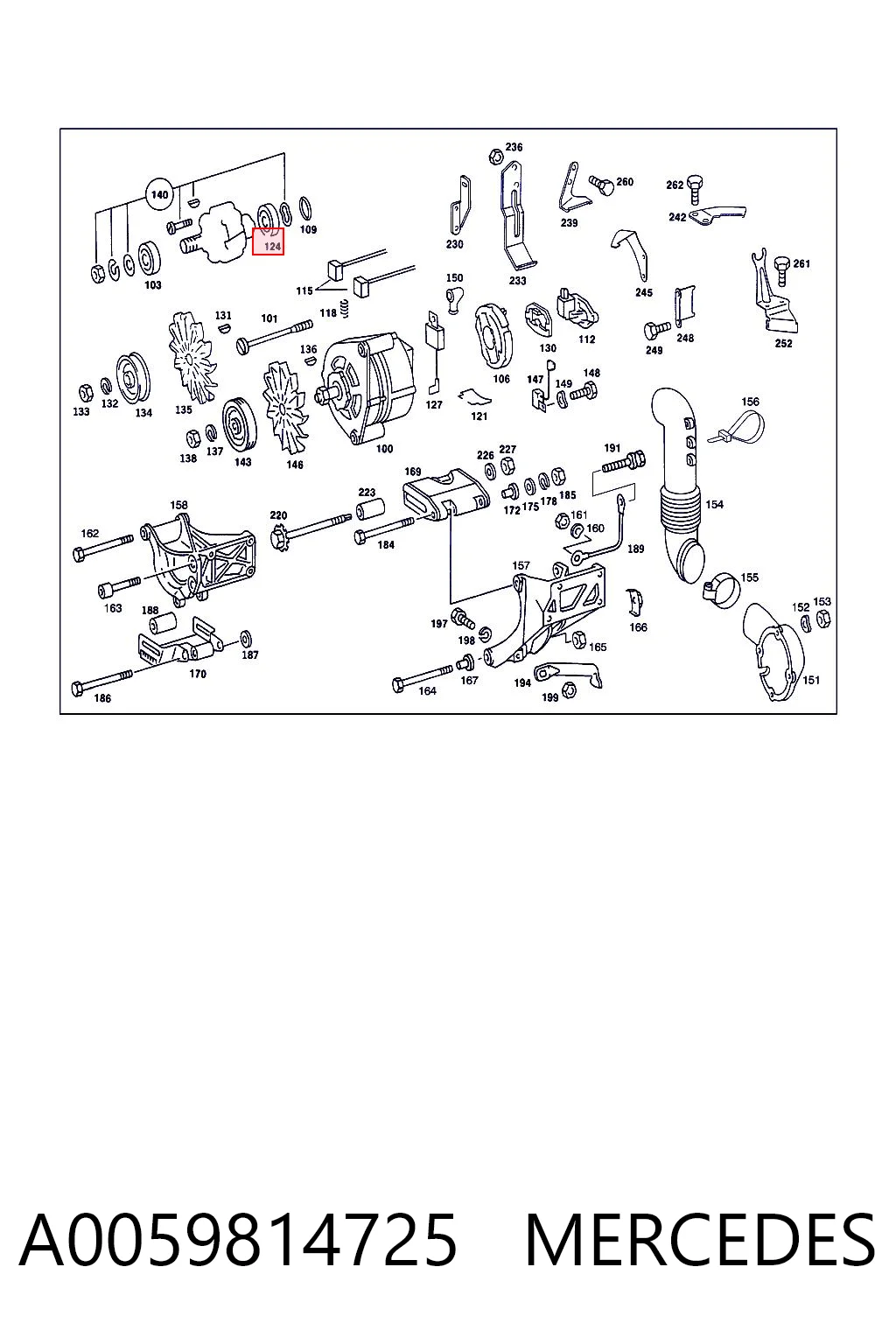 A0059814725 Mercedes