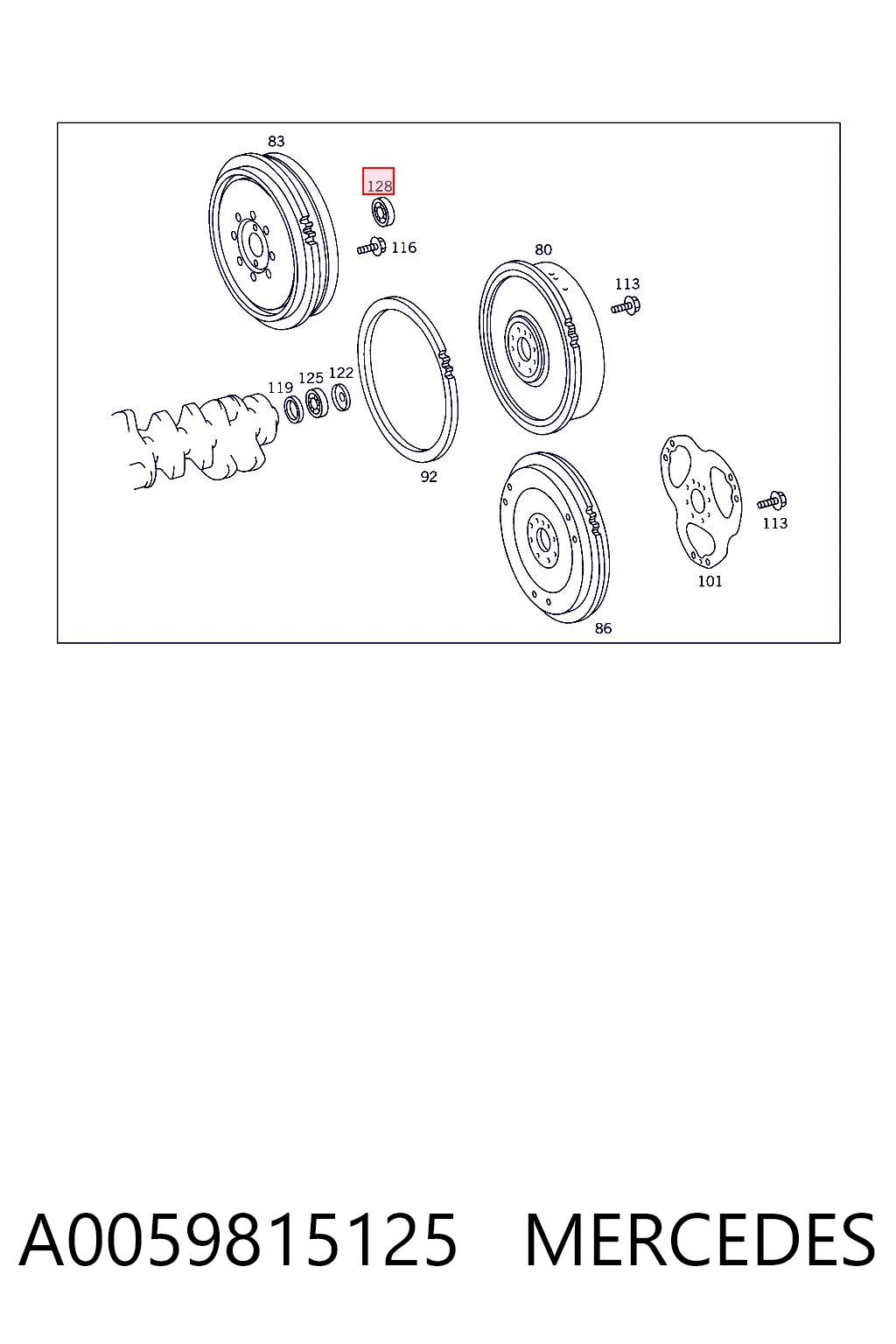 A0059815125 Mercedes