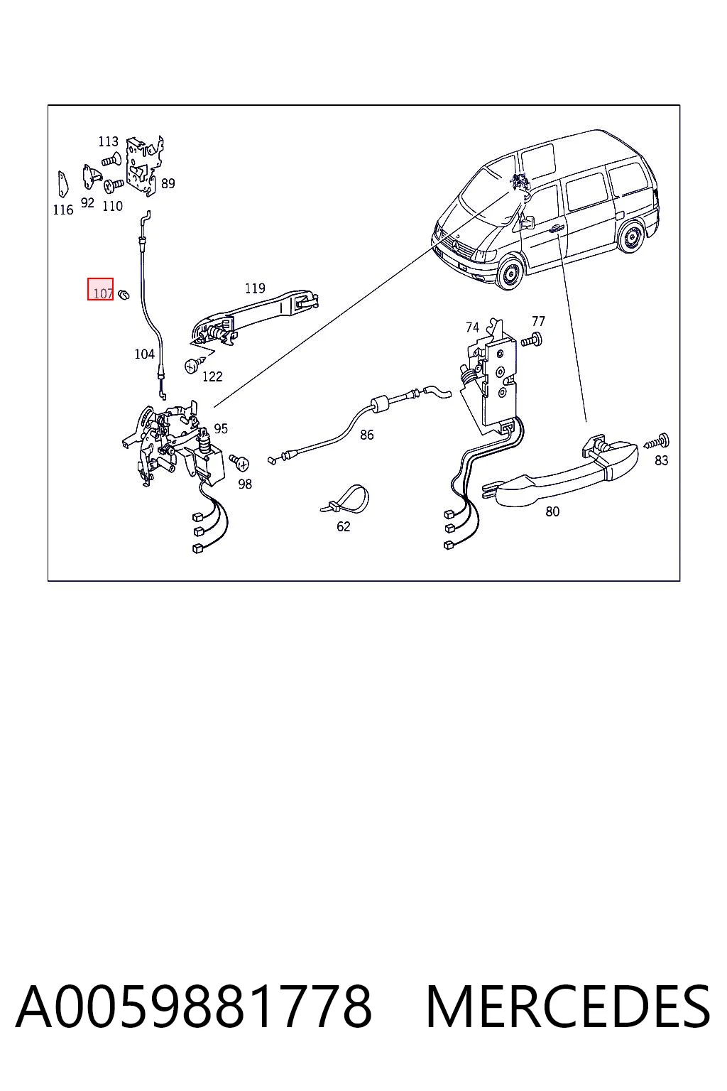 A0059881778 Mercedes