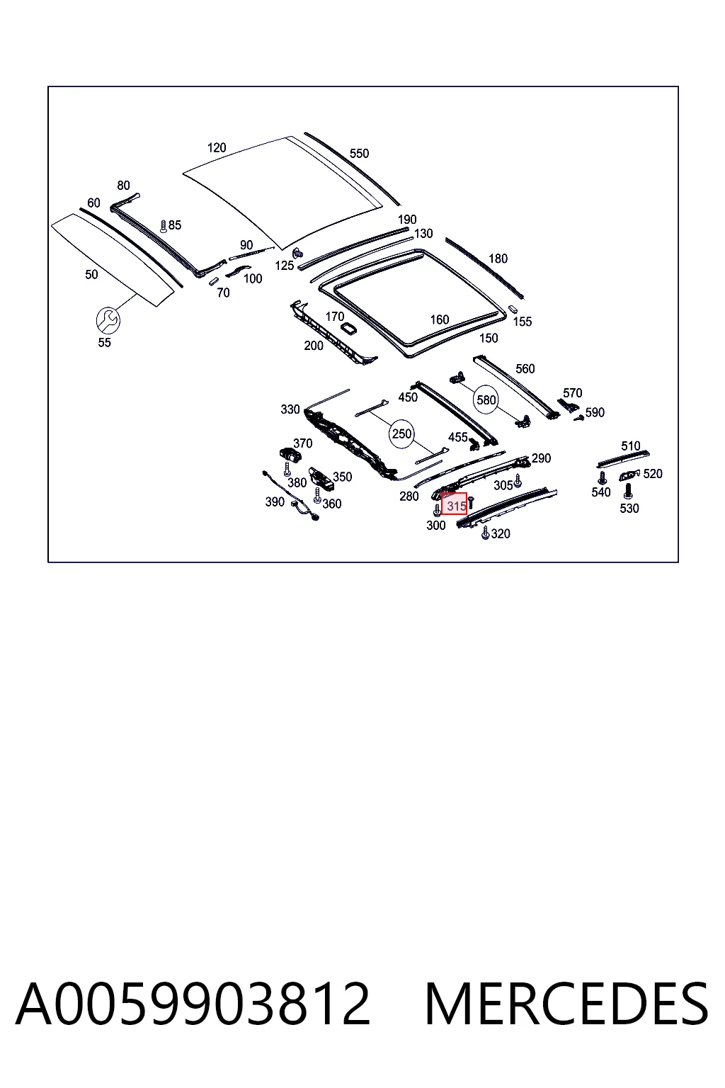 A0059903812 Mercedes