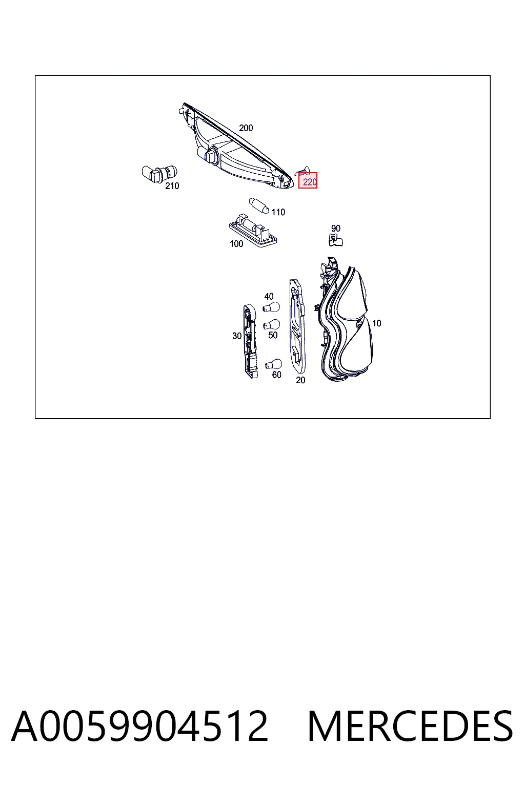 A0059904512 Mercedes