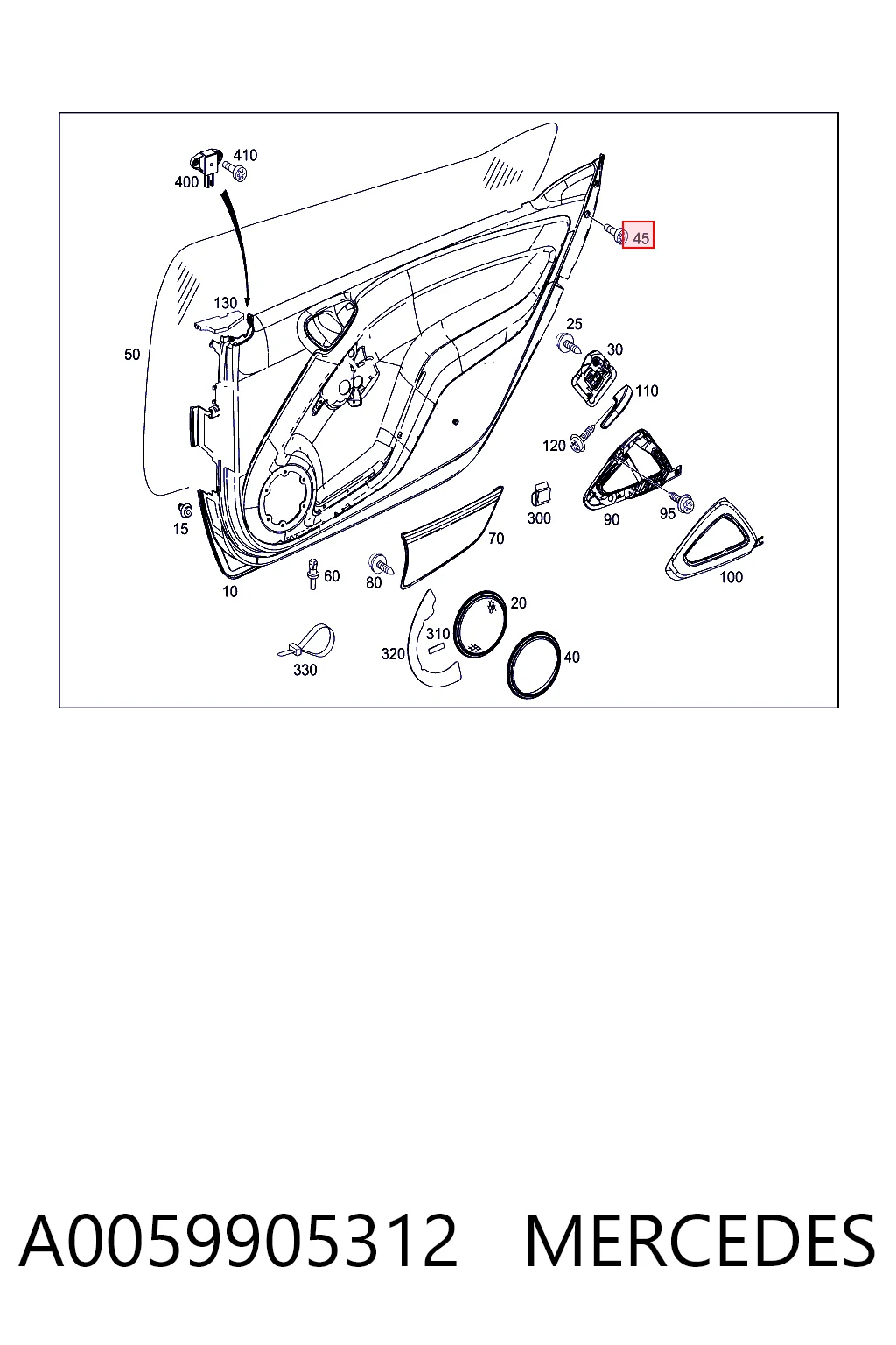 A0059905312 Mercedes