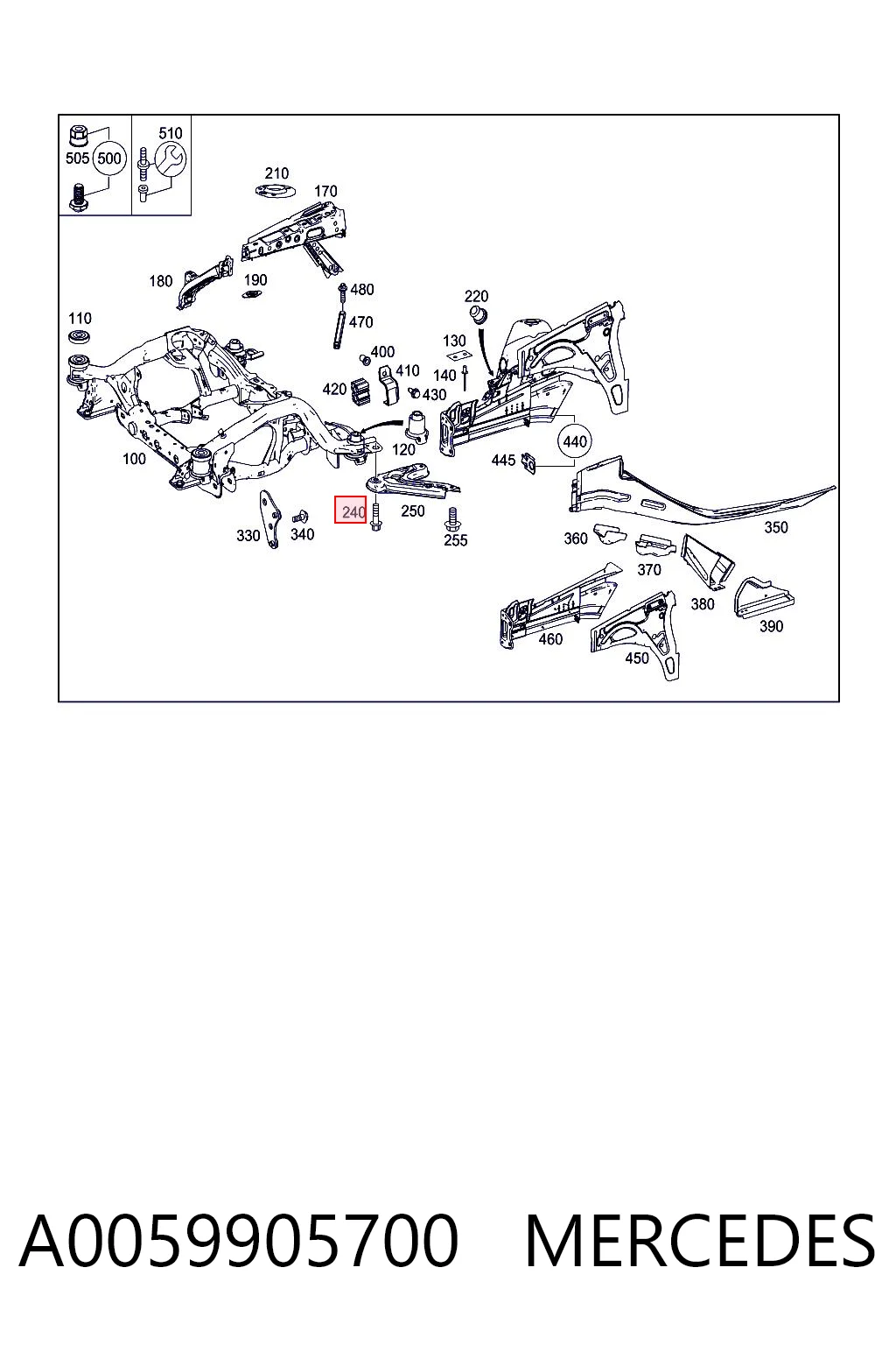 A0059905700 Mercedes
