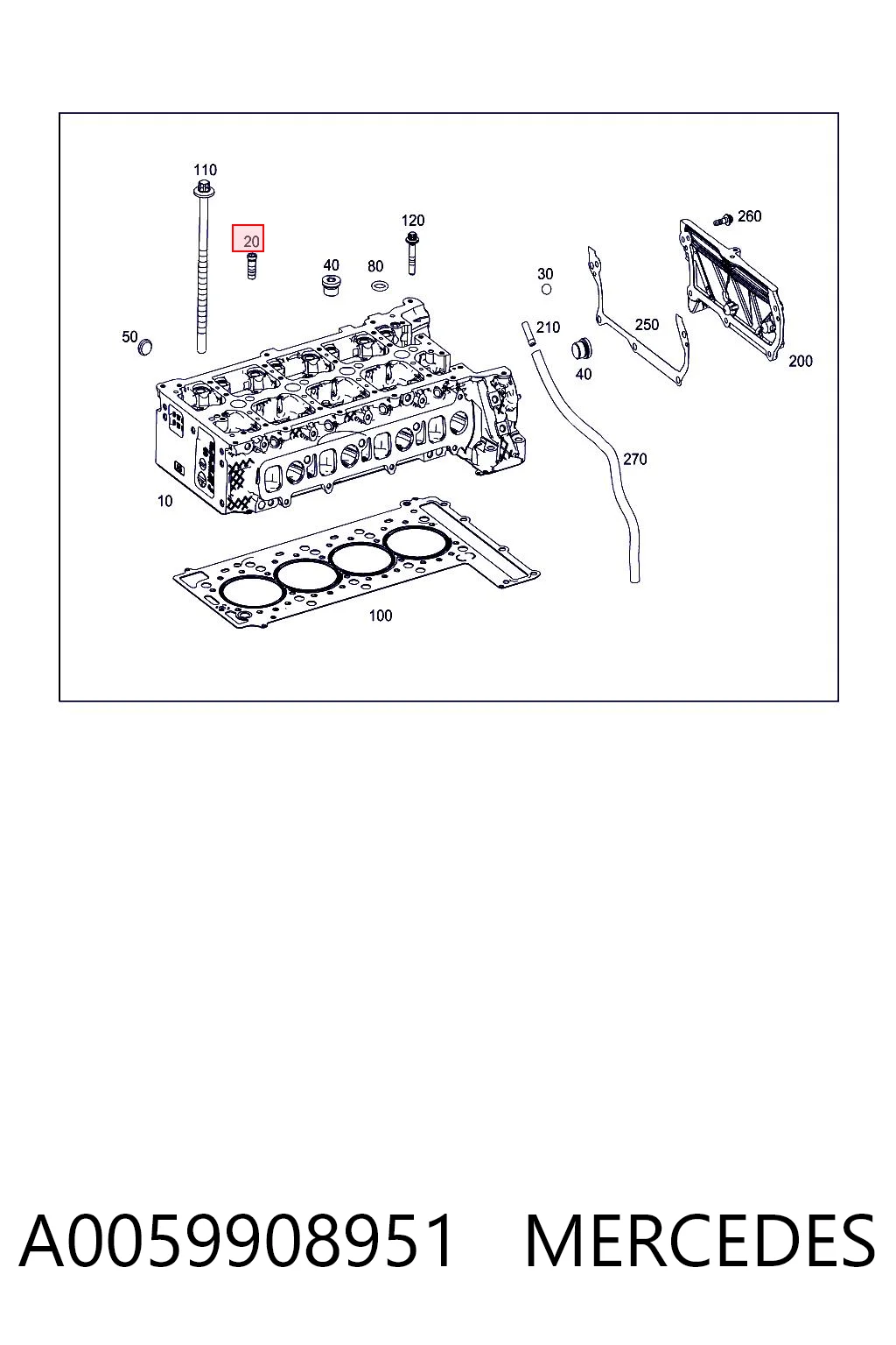 A0059908951 Mercedes