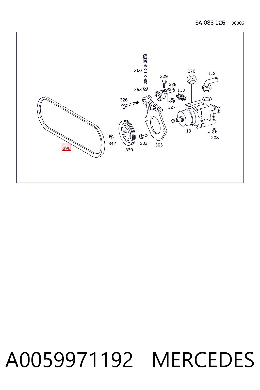 A0059971192 Mercedes