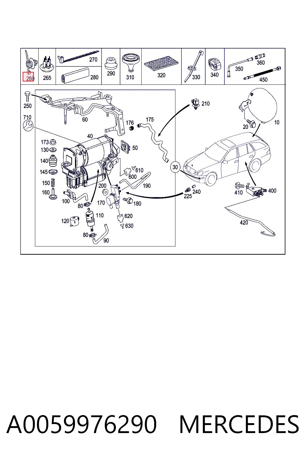A0059976290 Mercedes