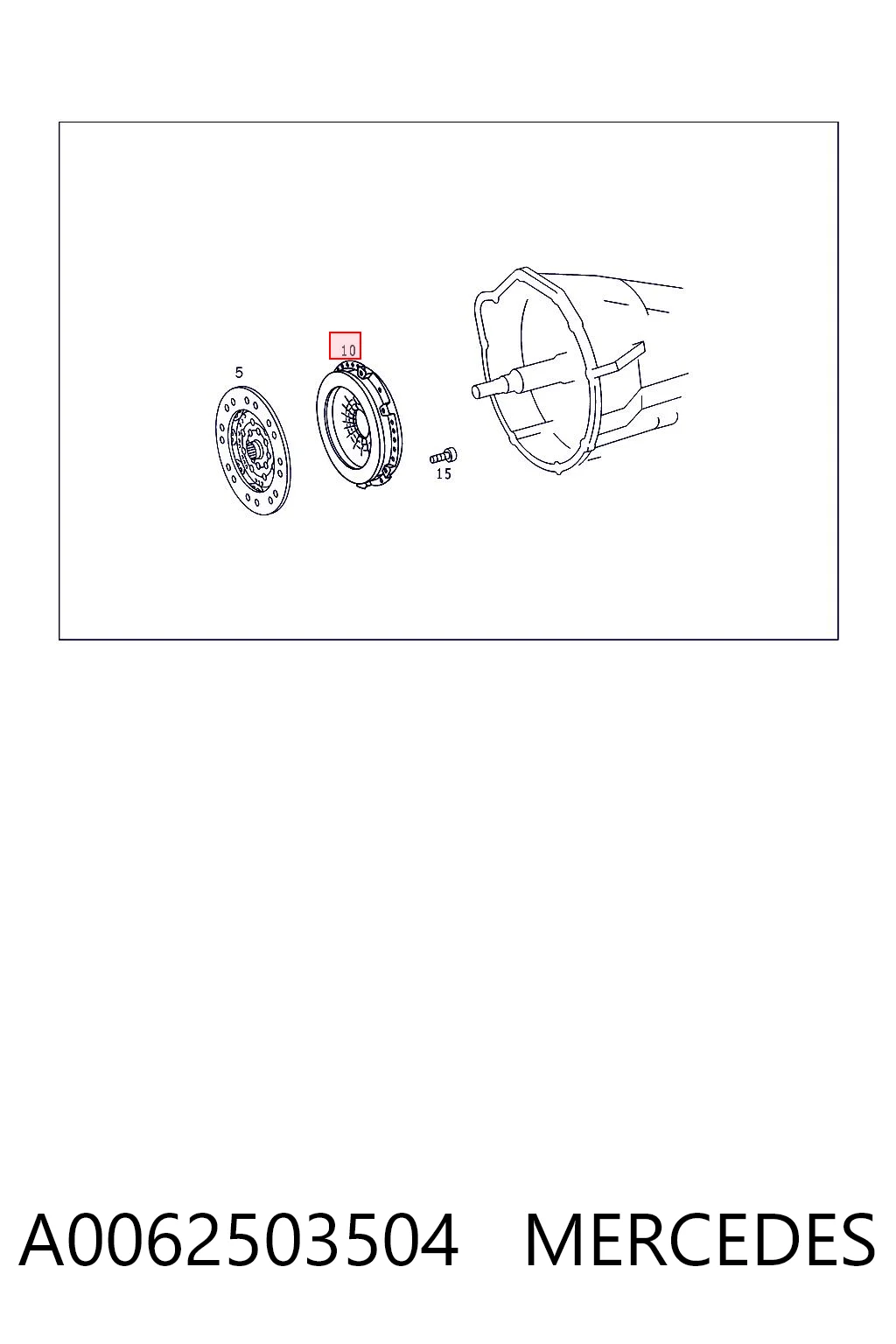 A0062503504 Mercedes