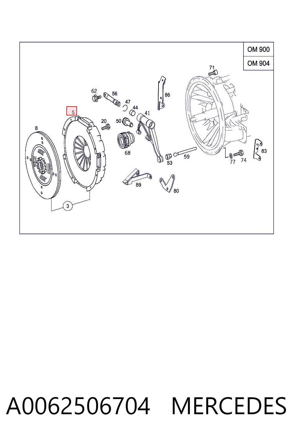 A0062506704 Mercedes