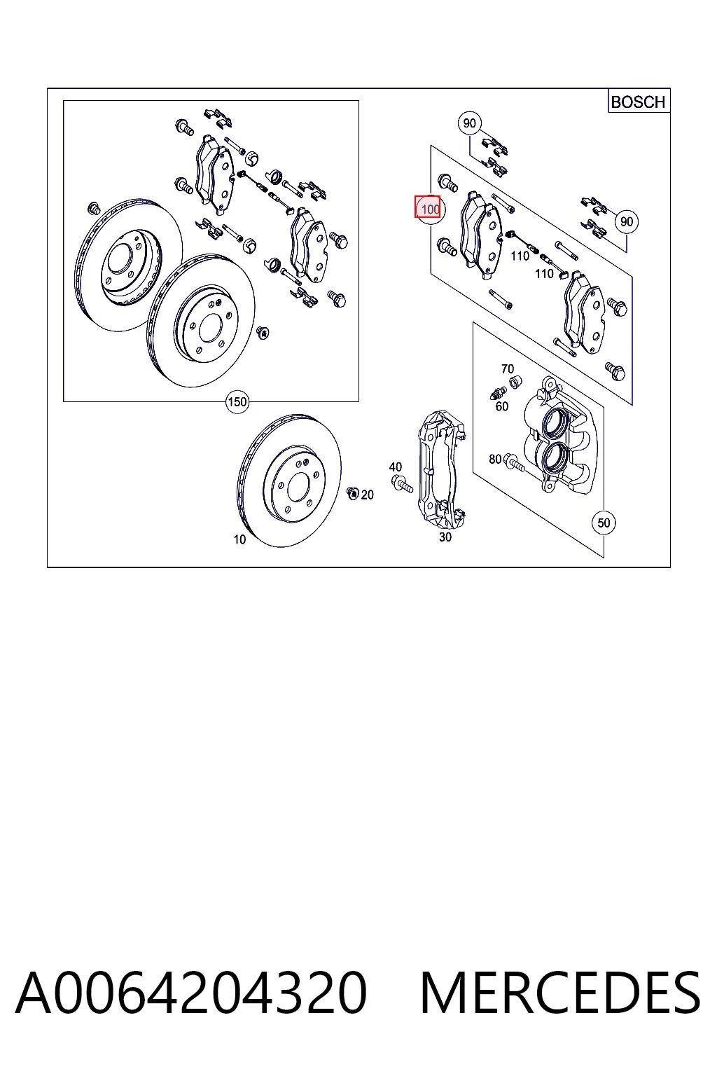 A0064204320 Mercedes