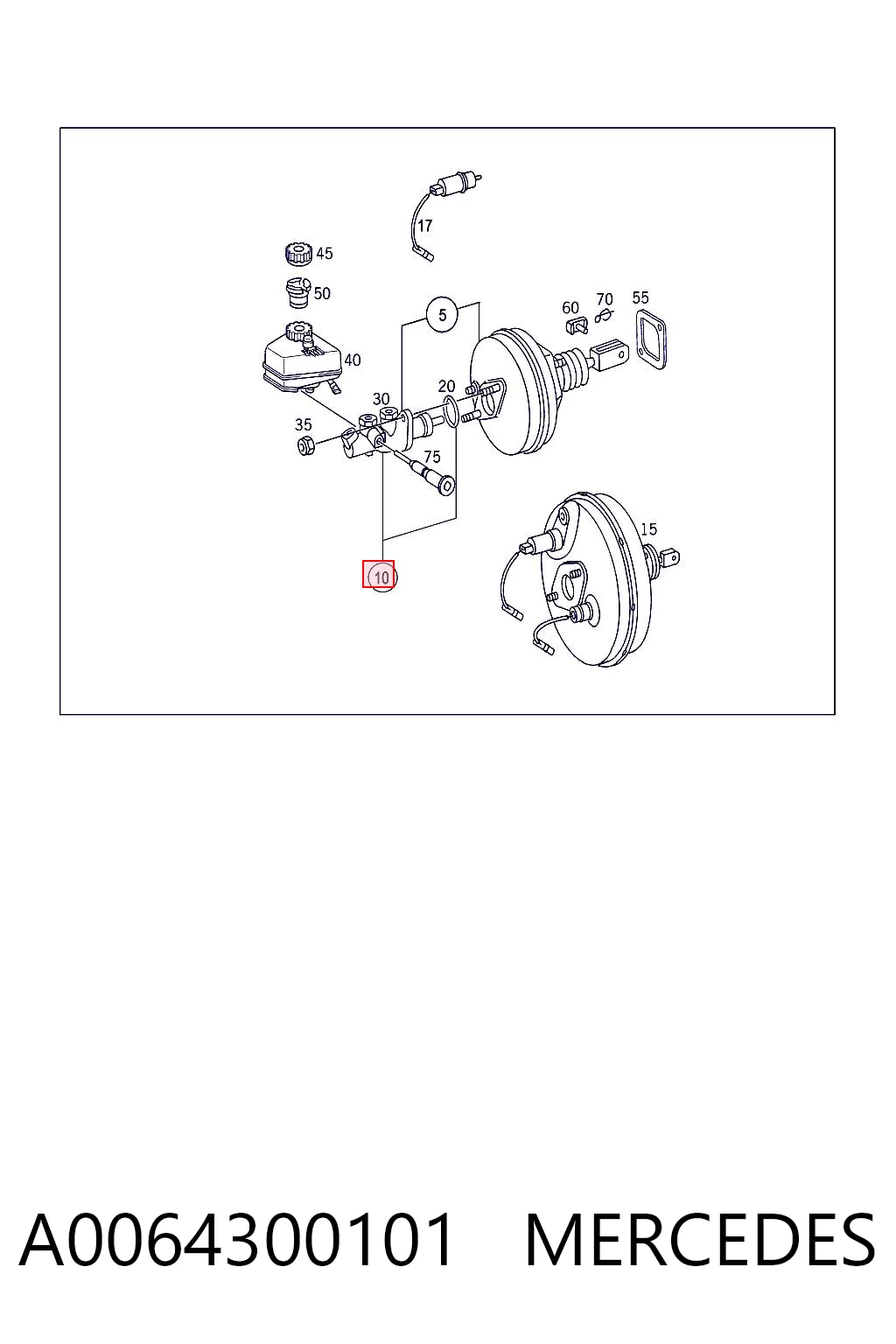 A0064300101 Mercedes