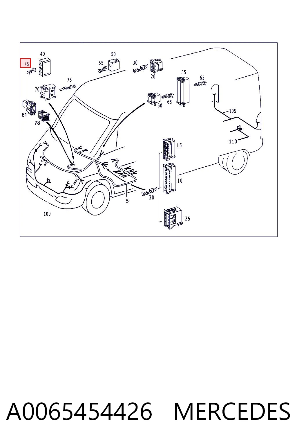 A0065454426 Mercedes